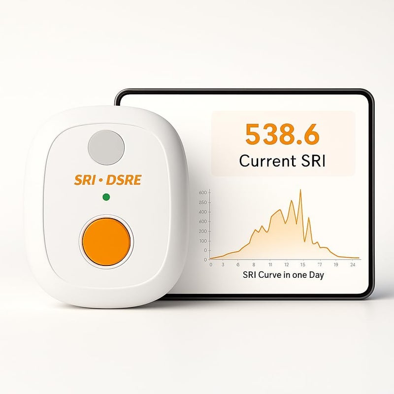 EvoDevice Store Solar Power Meter – Measures Solar Radiation Intensity & Daily Solar Radiation Energy, 180-Day Data Logging, Real-Time Graphs & CSV Export, Weather-Resistant Outdoor Solar Irradiance Monitor - Image 1